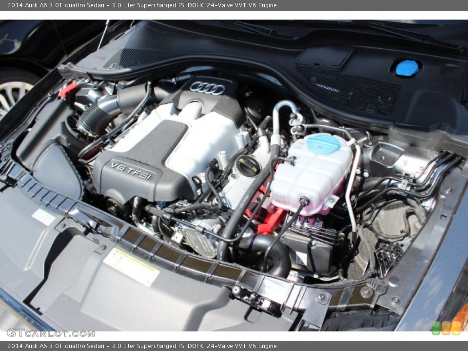 3.0 Liter Supercharged FSI DOHC 24-Valve VVT V6 Engine for the 2014 Audi A6 #85672427