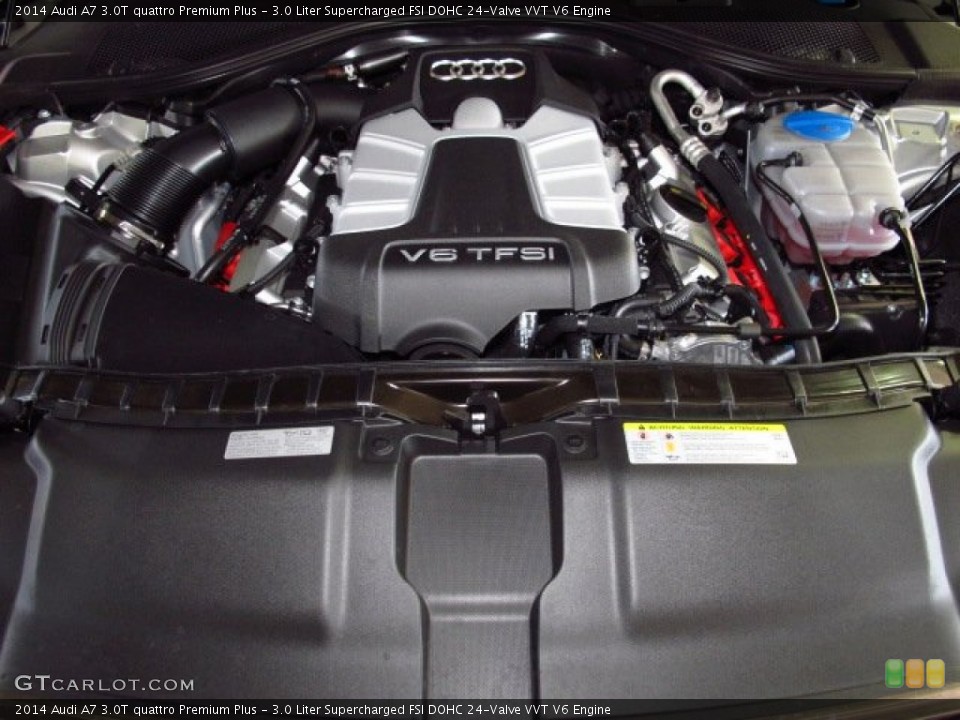 3.0 Liter Supercharged FSI DOHC 24-Valve VVT V6 Engine for the 2014 Audi A7 #85675210