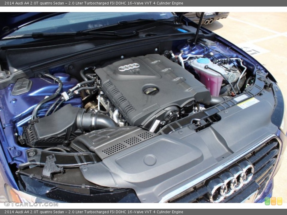 2.0 Liter Turbocharged FSI DOHC 16-Valve VVT 4 Cylinder Engine for the 2014 Audi A4 #85677179