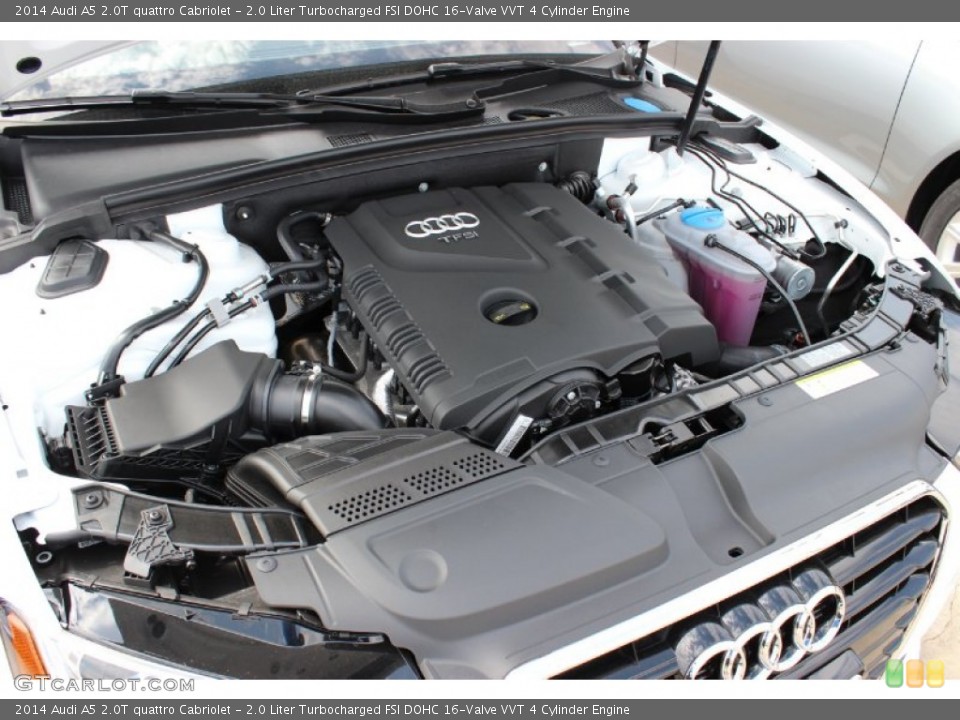 2.0 Liter Turbocharged FSI DOHC 16-Valve VVT 4 Cylinder Engine for the 2014 Audi A5 #85680185