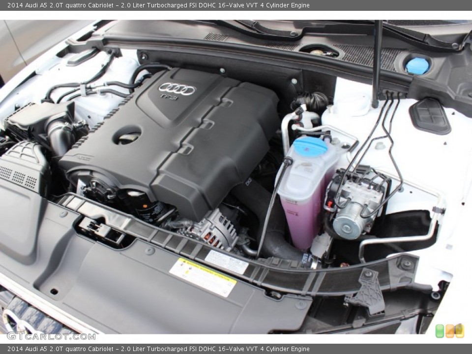 2.0 Liter Turbocharged FSI DOHC 16-Valve VVT 4 Cylinder Engine for the 2014 Audi A5 #85680206