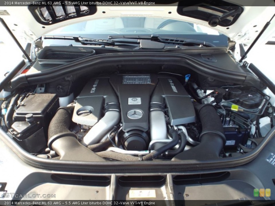 5.5 AMG Liter biturbo DOHC 32-Valve VVT V8 Engine for the 2014 Mercedes-Benz ML #85681286
