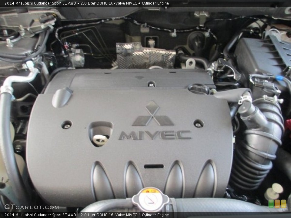 2.0 Liter DOHC 16-Valve MIVEC 4 Cylinder Engine for the 2014 Mitsubishi Outlander Sport #85694996