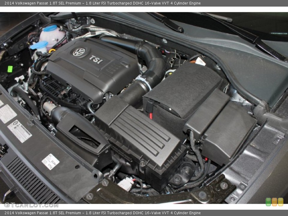 1.8 Liter FSI Turbocharged DOHC 16-Valve VVT 4 Cylinder Engine for the 2014 Volkswagen Passat #85695512