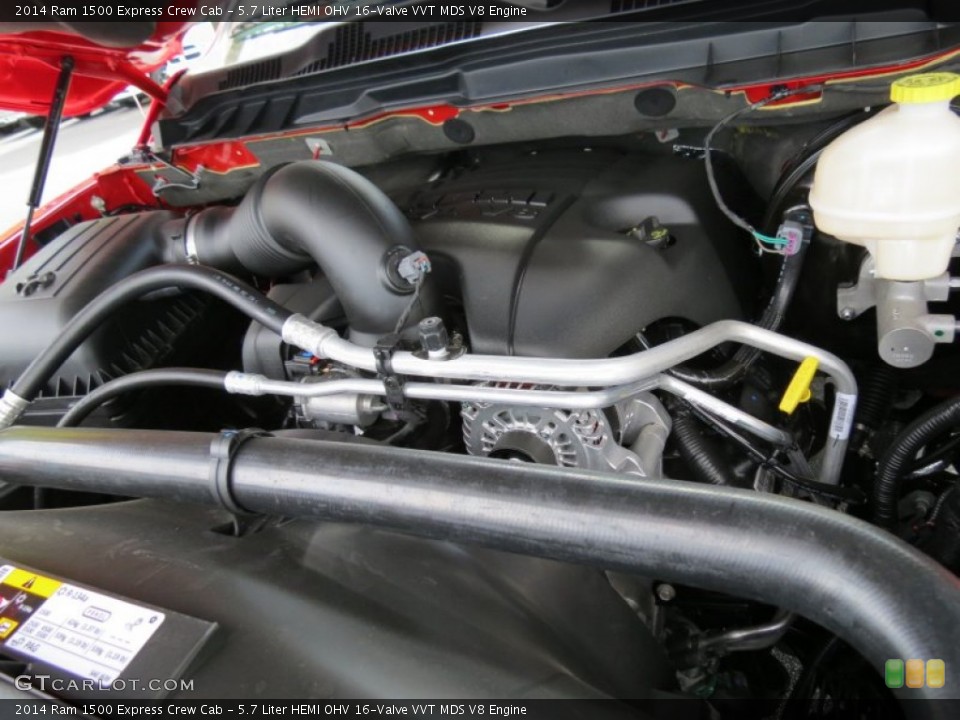 5.7 Liter HEMI OHV 16-Valve VVT MDS V8 Engine for the 2014 Ram 1500 #85705649
