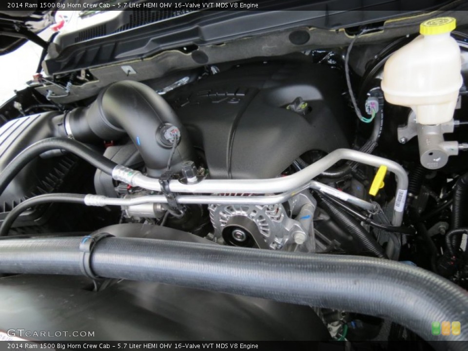 5.7 Liter HEMI OHV 16-Valve VVT MDS V8 Engine for the 2014 Ram 1500 #85707694