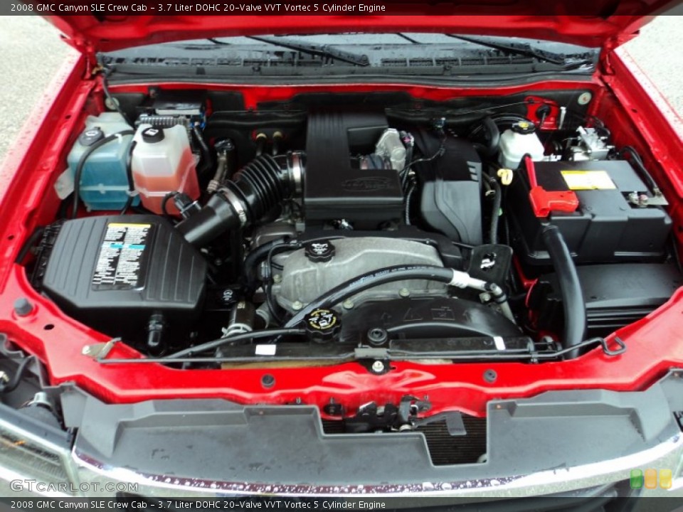 3.7 Liter DOHC 20-Valve VVT Vortec 5 Cylinder Engine for the 2008 GMC Canyon #85708363