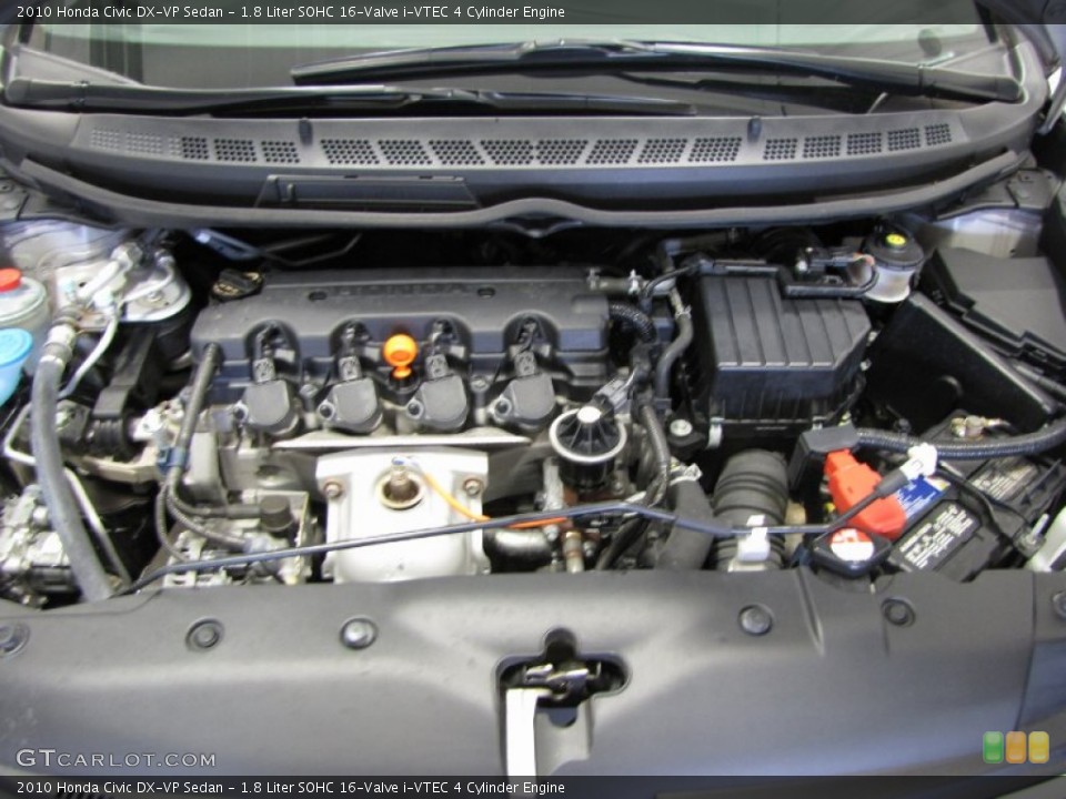 1.8 Liter SOHC 16-Valve i-VTEC 4 Cylinder 2010 Honda Civic Engine