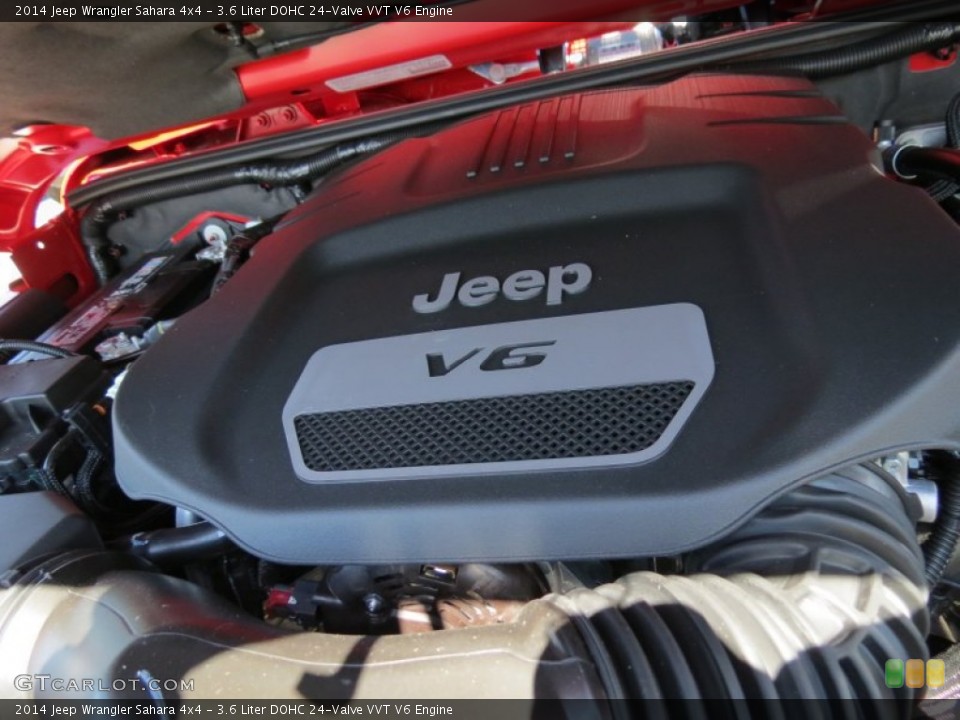 3.6 Liter DOHC 24-Valve VVT V6 Engine for the 2014 Jeep Wrangler #85712728