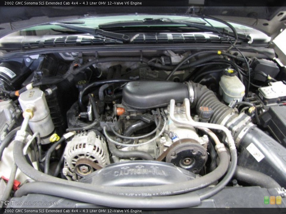 4.3 Liter OHV 12-Valve V6 Engine for the 2002 GMC Sonoma #85712746