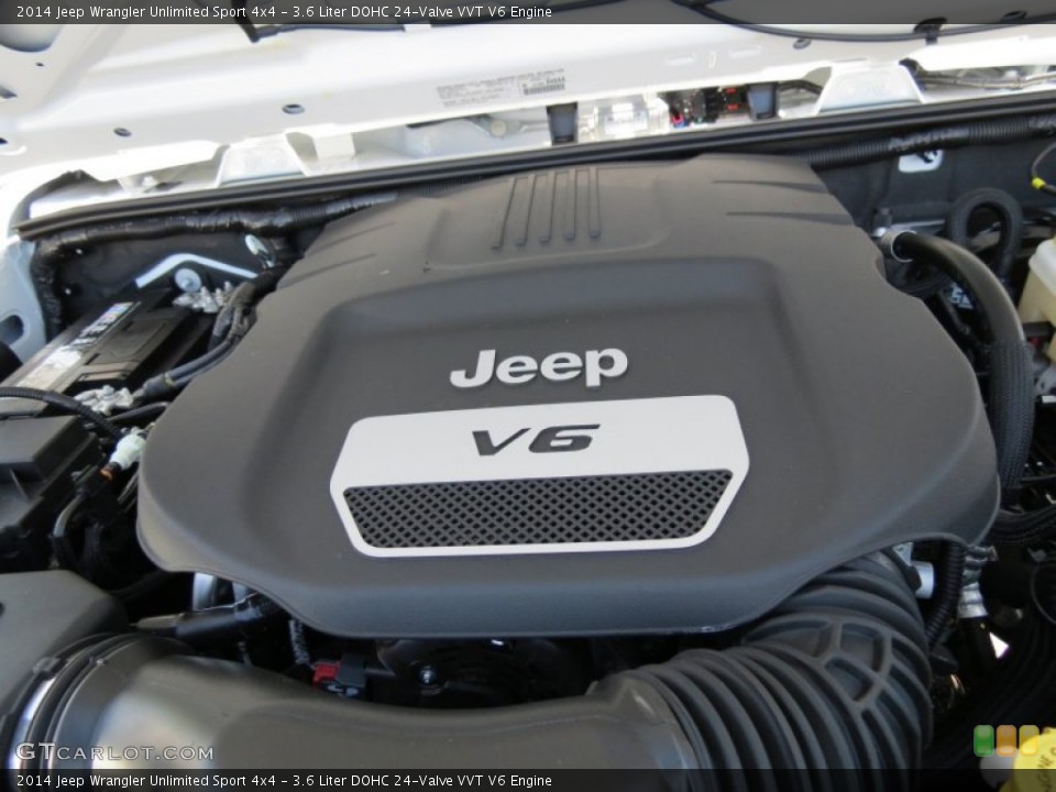 3.6 Liter DOHC 24-Valve VVT V6 Engine for the 2014 Jeep Wrangler Unlimited #85714504