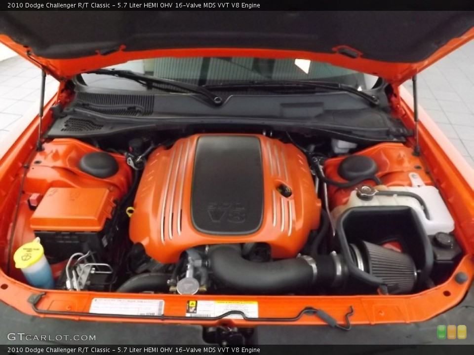 5.7 Liter HEMI OHV 16-Valve MDS VVT V8 Engine for the 2010 Dodge Challenger #85722304