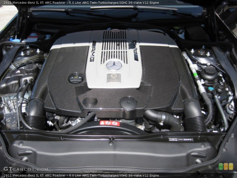 6.0 Liter AMG Twin-Turbocharged SOHC 36-Valve V12 Engine for the 2011 Mercedes-Benz SL #85722322