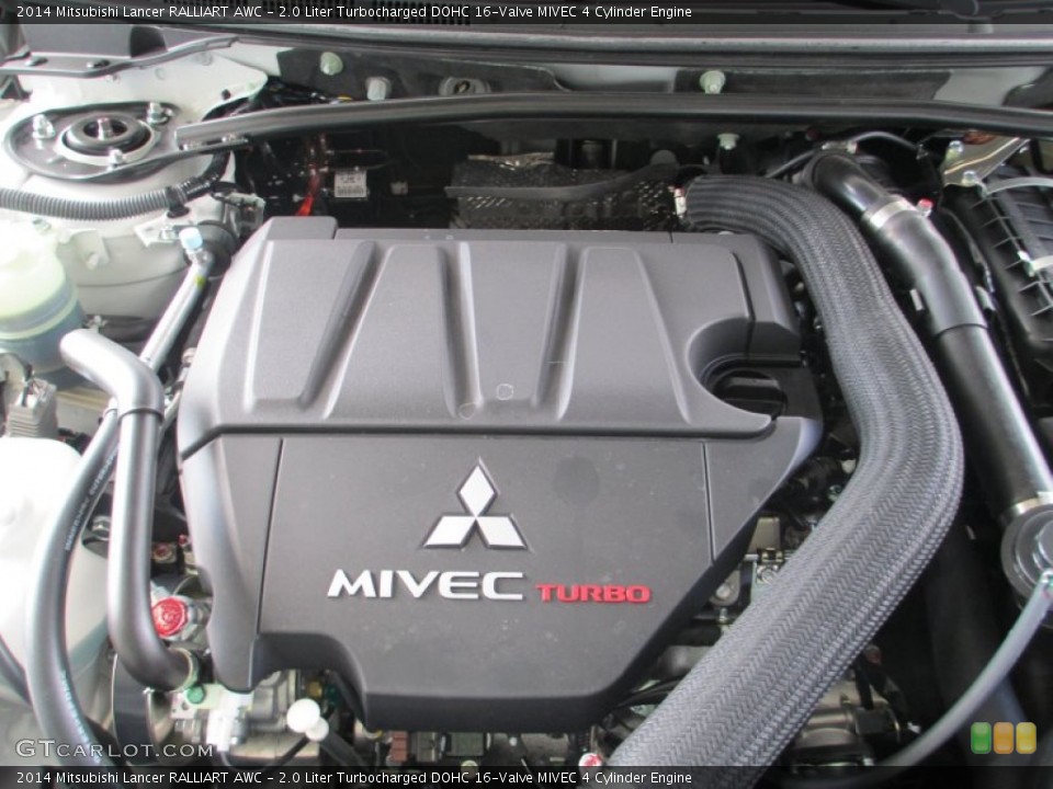 2.0 Liter Turbocharged DOHC 16-Valve MIVEC 4 Cylinder Engine for the 2014 Mitsubishi Lancer #85756629