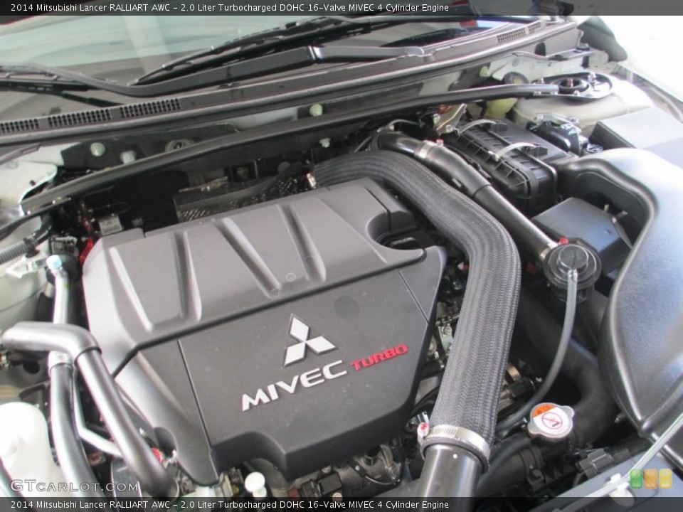 2.0 Liter Turbocharged DOHC 16-Valve MIVEC 4 Cylinder Engine for the 2014 Mitsubishi Lancer #85756658