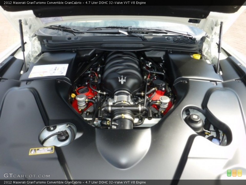 4.7 Liter DOHC 32-Valve VVT V8 Engine for the 2012 Maserati GranTurismo Convertible #85765275