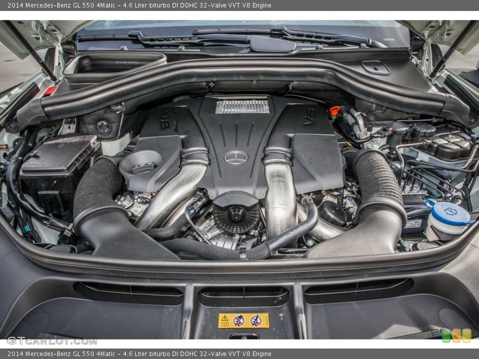 4.6 Liter biturbo DI DOHC 32-Valve VVT V8 Engine for the 2014 Mercedes-Benz GL #85781724
