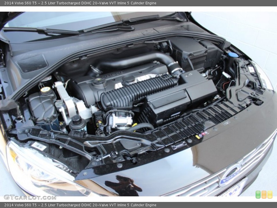 2.5 Liter Turbocharged DOHC 20-Valve VVT Inline 5 Cylinder Engine for the 2014 Volvo S60 #85799104
