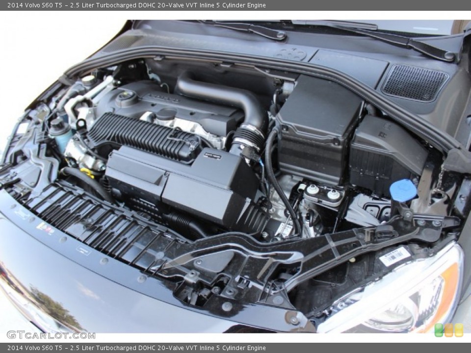 2.5 Liter Turbocharged DOHC 20-Valve VVT Inline 5 Cylinder Engine for the 2014 Volvo S60 #85799131