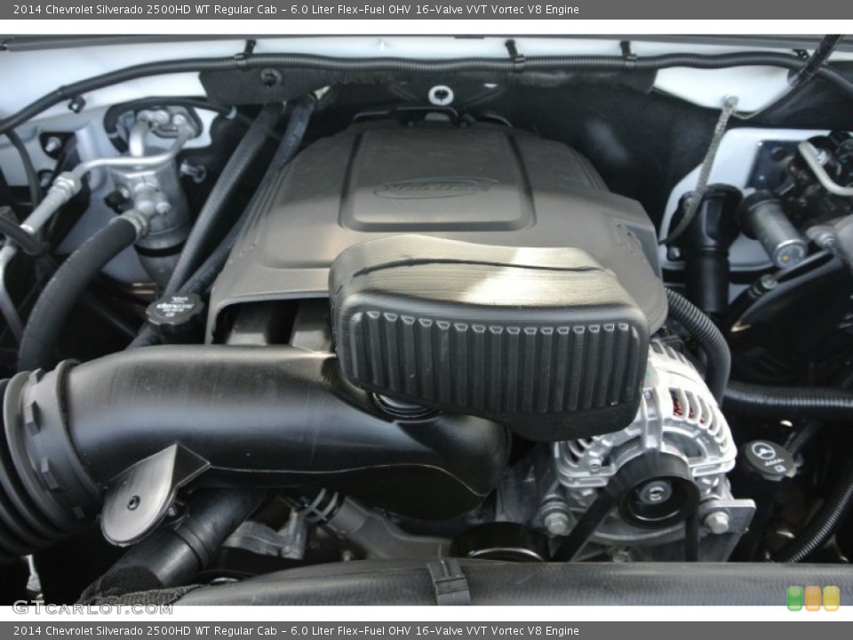 6.0 Liter Flex-Fuel OHV 16-Valve VVT Vortec V8 Engine for the 2014 Chevrolet Silverado 2500HD #85800934