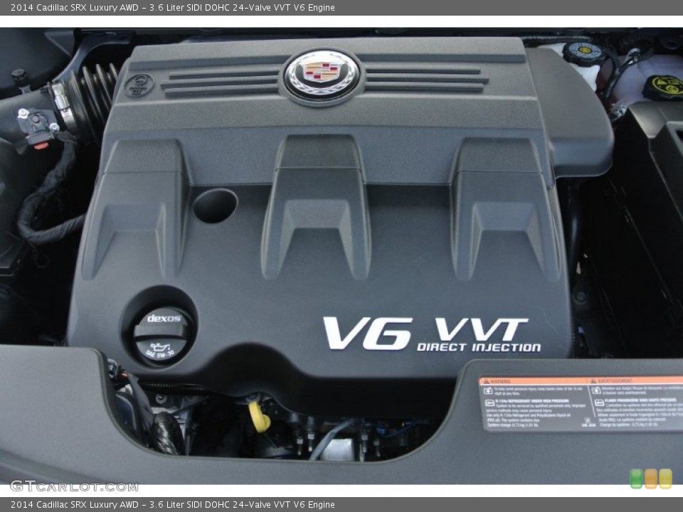3.6 Liter SIDI DOHC 24-Valve VVT V6 Engine for the 2014 Cadillac SRX #85802986