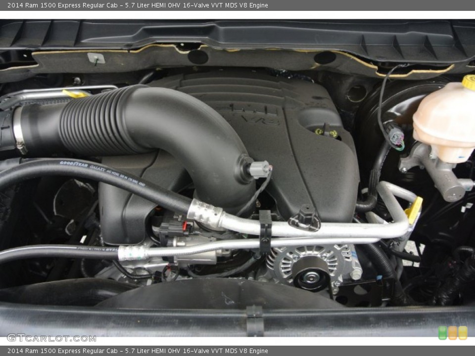 5.7 Liter HEMI OHV 16-Valve VVT MDS V8 Engine for the 2014 Ram 1500 #85808062