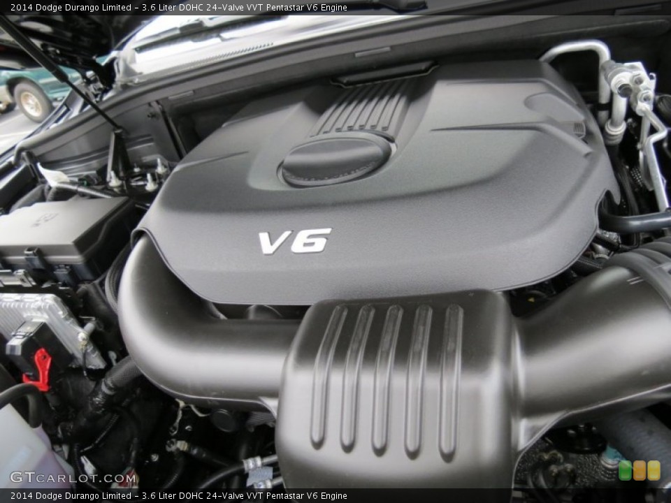 3.6 Liter DOHC 24-Valve VVT Pentastar V6 Engine for the 2014 Dodge Durango #85811324