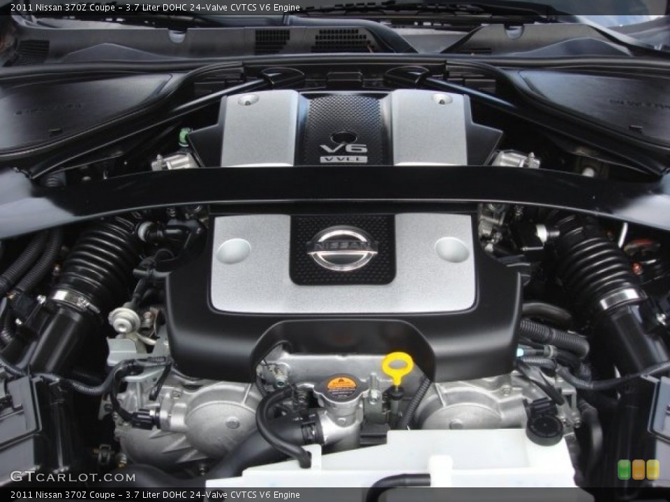 3.7 Liter DOHC 24-Valve CVTCS V6 2011 Nissan 370Z Engine