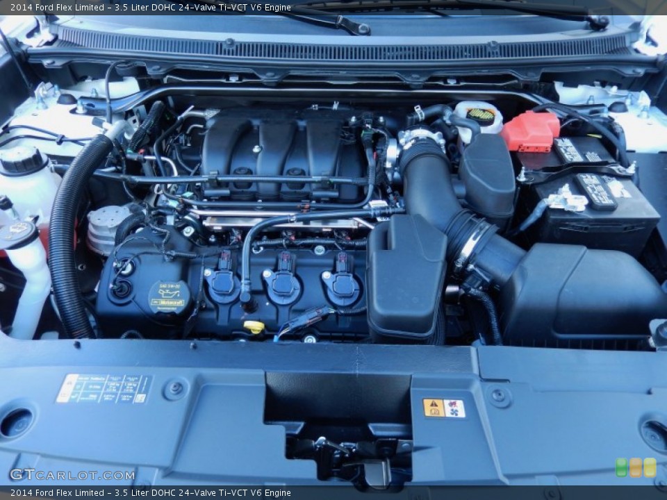 3.5 Liter DOHC 24-Valve Ti-VCT V6 Engine for the 2014 Ford Flex #85835727