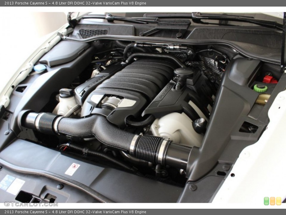 4.8 Liter DFI DOHC 32-Valve VarioCam Plus V8 Engine for the 2013 Porsche Cayenne #85837507