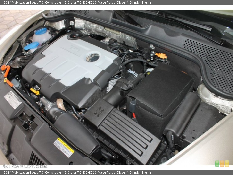 2.0 Liter TDI DOHC 16-Valve Turbo-Diesel 4 Cylinder Engine for the 2014 Volkswagen Beetle #85837633