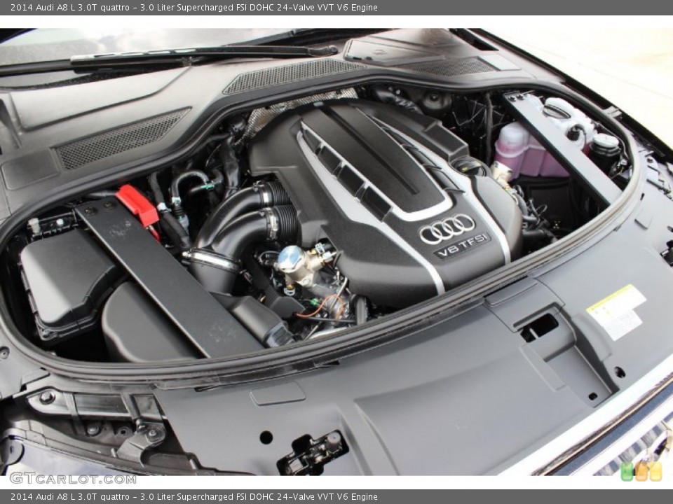 3.0 Liter Supercharged FSI DOHC 24-Valve VVT V6 Engine for the 2014 Audi A8 #85846843