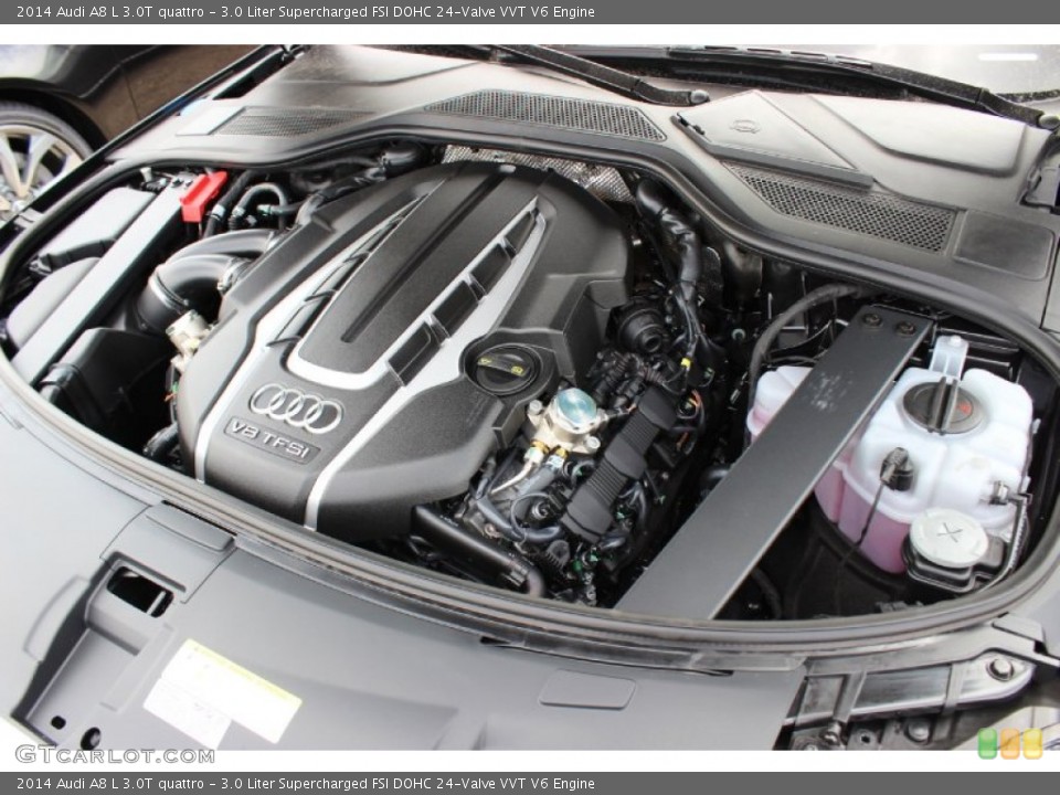 3.0 Liter Supercharged FSI DOHC 24-Valve VVT V6 Engine for the 2014 Audi A8 #85846864