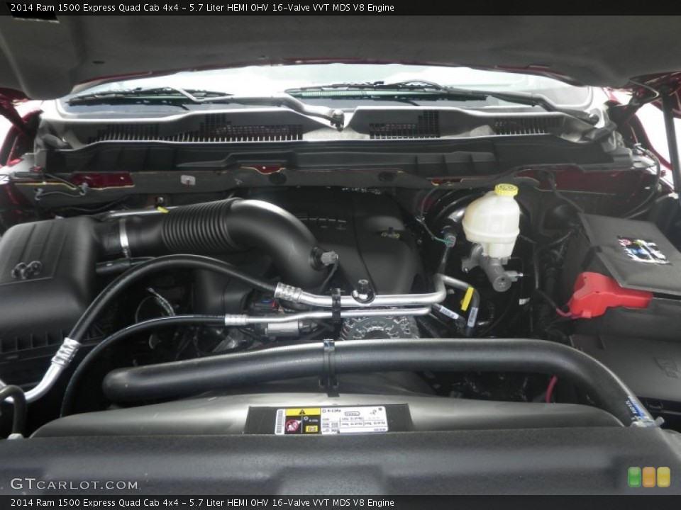 5.7 Liter HEMI OHV 16-Valve VVT MDS V8 Engine for the 2014 Ram 1500 #85864948