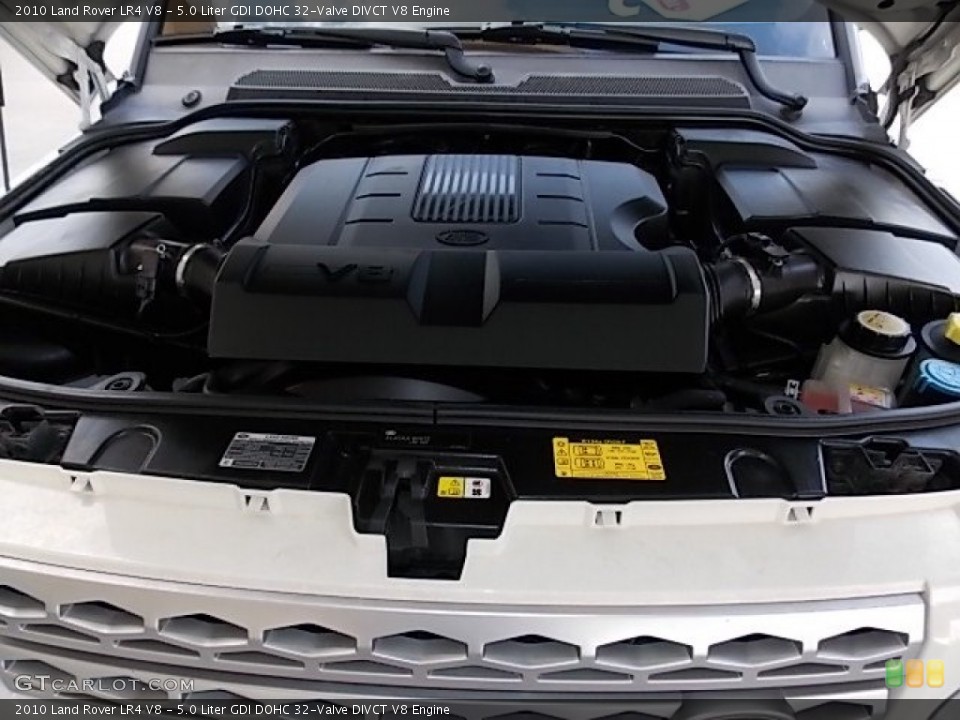5.0 Liter GDI DOHC 32-Valve DIVCT V8 Engine for the 2010 Land Rover LR4 #85868608