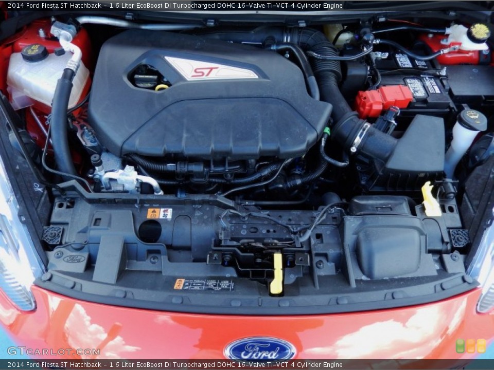 1.6 Liter EcoBoost DI Turbocharged DOHC 16-Valve Ti-VCT 4 Cylinder Engine for the 2014 Ford Fiesta #85872819