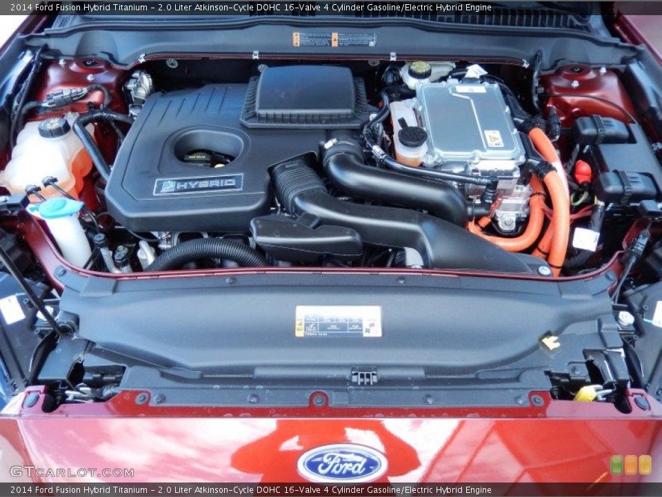 2.0 Liter Atkinson-Cycle DOHC 16-Valve 4 Cylinder Gasoline/Electric Hybrid Engine for the 2014 Ford Fusion #85874104