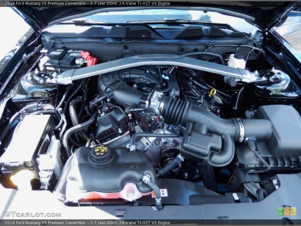 3.7 Liter DOHC 24-Valve Ti-VCT V6 Engine for the 2014 Ford Mustang #85874447