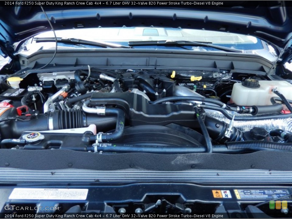 6.7 Liter OHV 32-Valve B20 Power Stroke Turbo-Diesel V8 Engine for the 2014 Ford F250 Super Duty #85876741