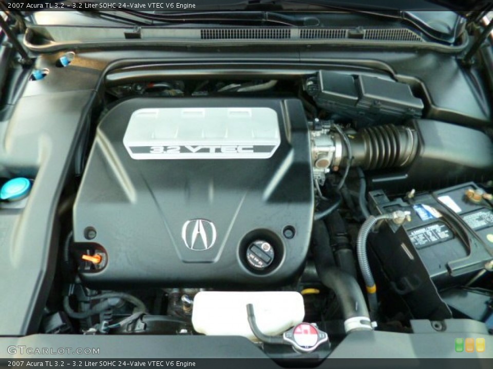 3.2 Liter SOHC 24-Valve VTEC V6 2007 Acura TL Engine