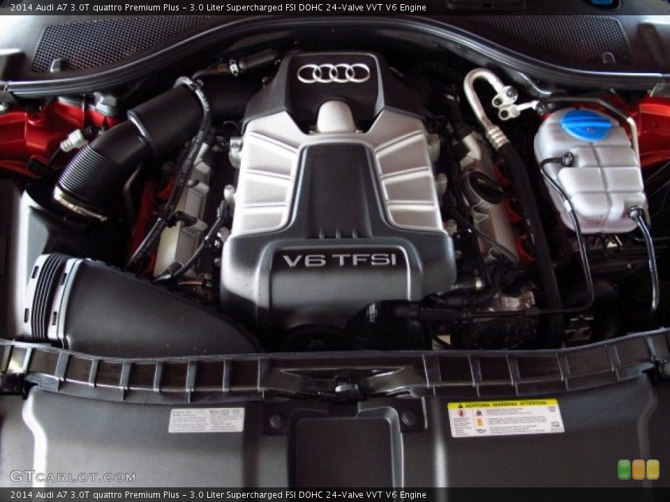 3.0 Liter Supercharged FSI DOHC 24-Valve VVT V6 Engine for the 2014 Audi A7 #85890179