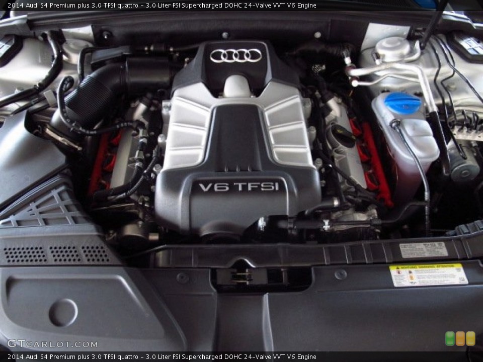 3.0 Liter FSI Supercharged DOHC 24-Valve VVT V6 Engine for the 2014 Audi S4 #85890721