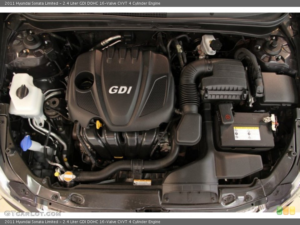 2.4 Liter GDI DOHC 16-Valve CVVT 4 Cylinder Engine for the 2011 Hyundai Sonata #85896946