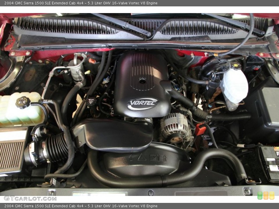 5.3 Liter OHV 16-Valve Vortec V8 Engine for the 2004 GMC Sierra 1500 #85899949