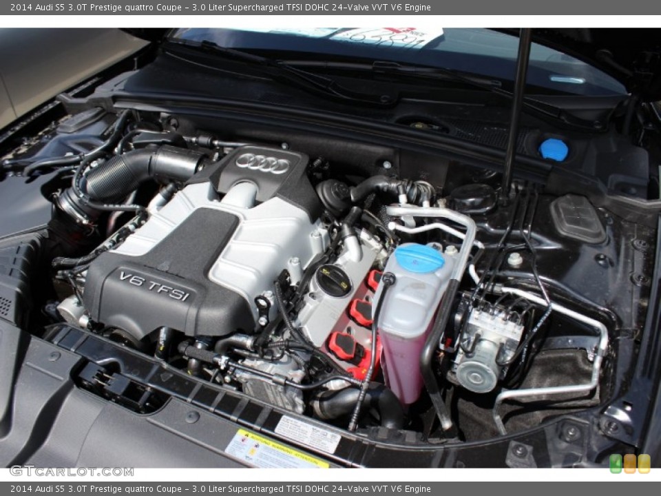 3.0 Liter Supercharged TFSI DOHC 24-Valve VVT V6 Engine for the 2014 Audi S5 #85906210