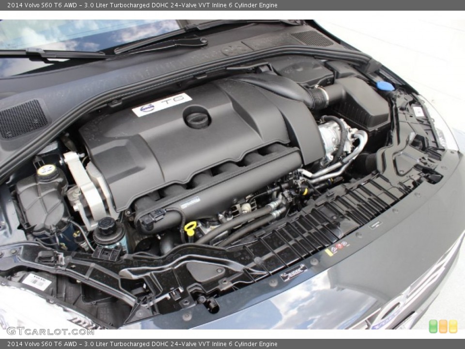 3.0 Liter Turbocharged DOHC 24-Valve VVT Inline 6 Cylinder Engine for the 2014 Volvo S60 #85911546