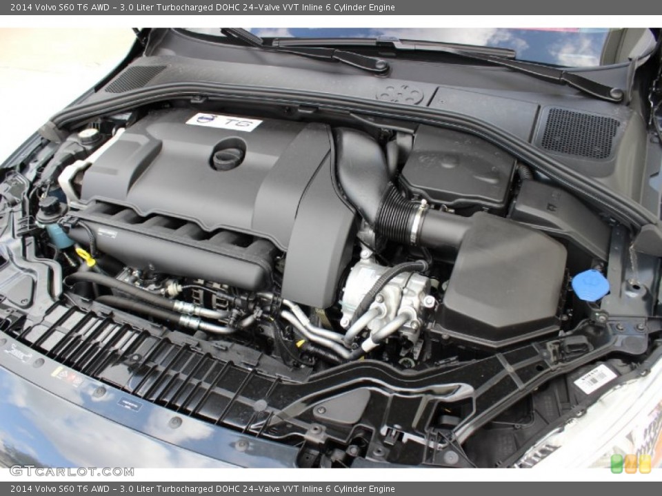 3.0 Liter Turbocharged DOHC 24-Valve VVT Inline 6 Cylinder Engine for the 2014 Volvo S60 #85911570