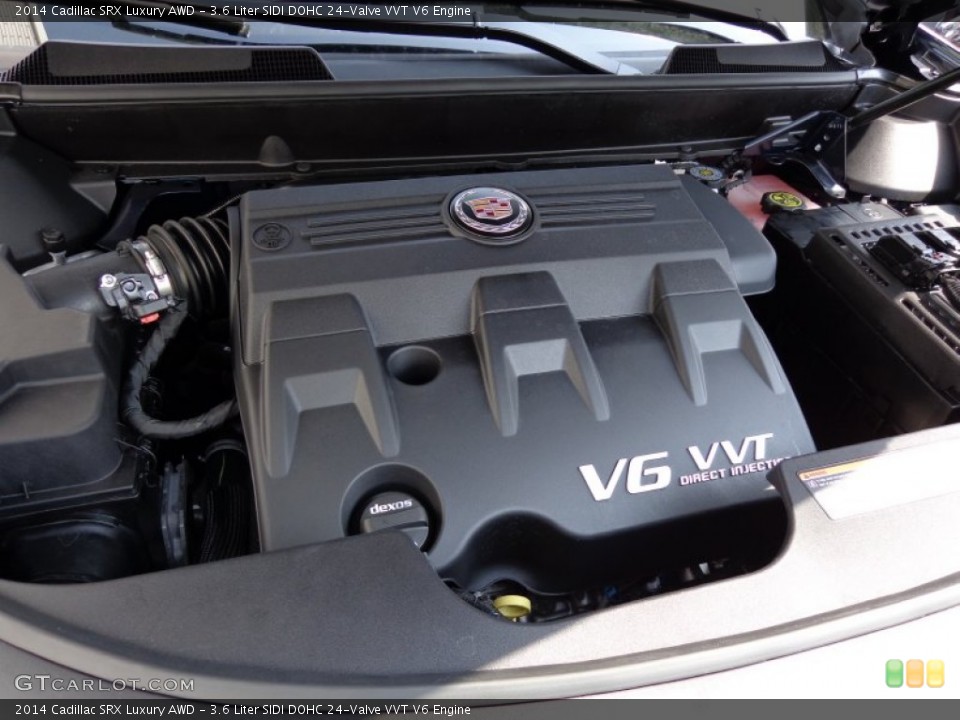3.6 Liter SIDI DOHC 24-Valve VVT V6 Engine for the 2014 Cadillac SRX #85918113
