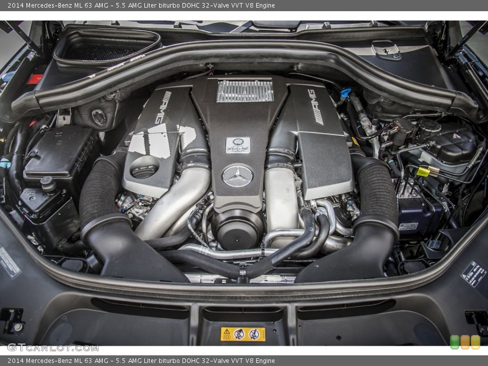 5.5 AMG Liter biturbo DOHC 32-Valve VVT V8 Engine for the 2014 Mercedes-Benz ML #85925664