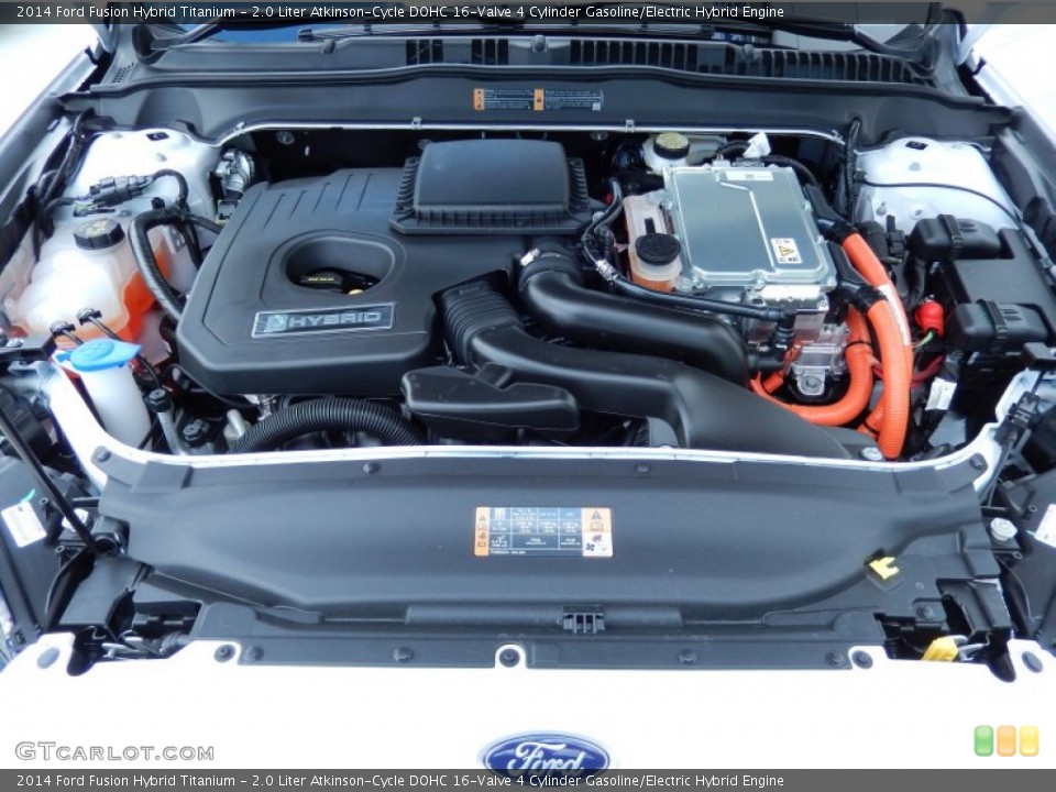 2.0 Liter Atkinson-Cycle DOHC 16-Valve 4 Cylinder Gasoline/Electric Hybrid Engine for the 2014 Ford Fusion #85949946